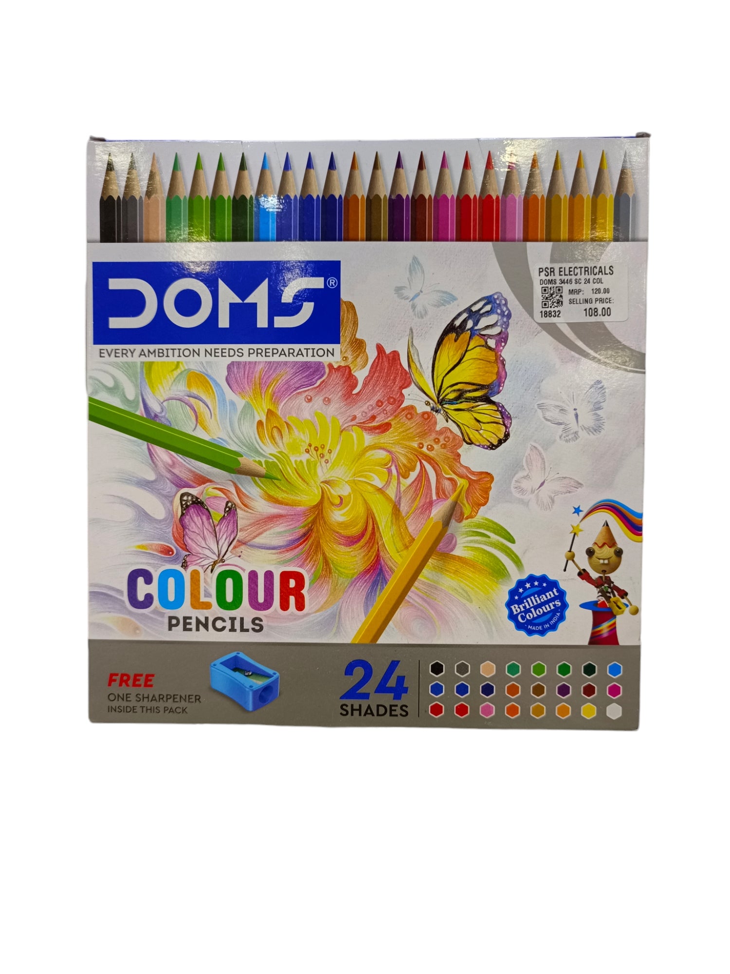 DOMS 3446 FSC 24 COL PENCIL DOMS 3446 FSC 24 COL PENCIL
